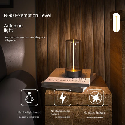 Portable LED Camping Lamp with Type-C Charging / Anti-Blue Light Night Light / Durable Creative Ambient Light