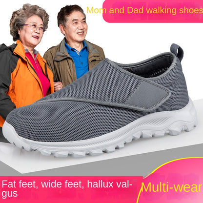 Non-Slip Senior Walking Shoes – Comfortable Wide-Fit Orthopedic Sneakers for Swollen Feet & Hallux Valgus Relief