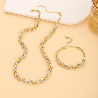Elegant Sparkling Full Rhinestone Mermaid Jewelry Set for Women