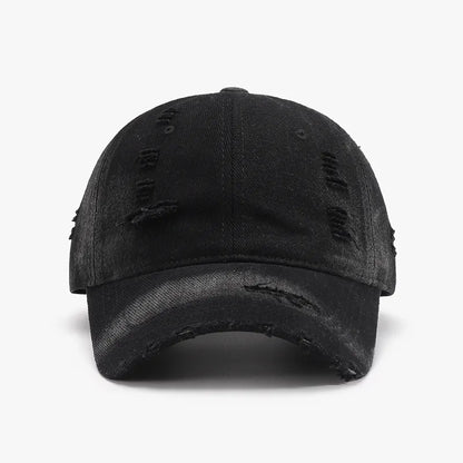 Distressed Vintage Cotton Baseball Cap | Adjustable Dad Hat for Men & Women