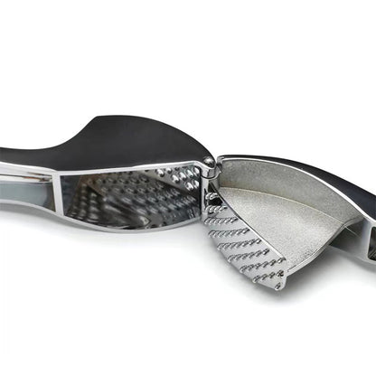 Manual Zinc Alloy Garlic Press and Squeezer Kitchen Gadget