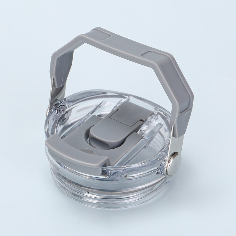 Reusable Leak-Proof Replacement Lid with Straw Hole for 30oz Stanley Tumbler - BPA-Free & Dishwasher Safe