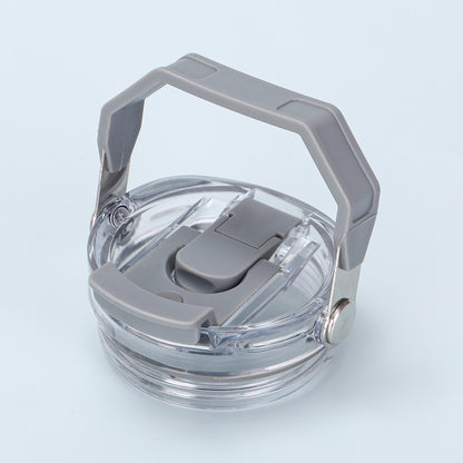 Reusable Leak-Proof Replacement Lid with Straw Hole for 30oz Stanley Tumbler - BPA-Free & Dishwasher Safe