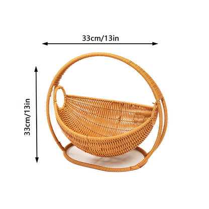 Indoor Wicker Pet Hammock | Elevated Hanging Basket Bed for Cats & Small Dogs