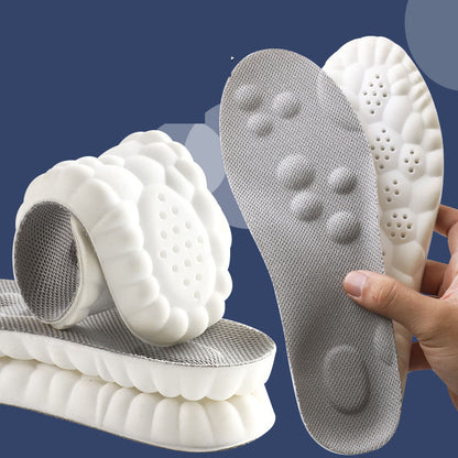 4D Cloud Soft Shock Absorbing Sports Insoles
