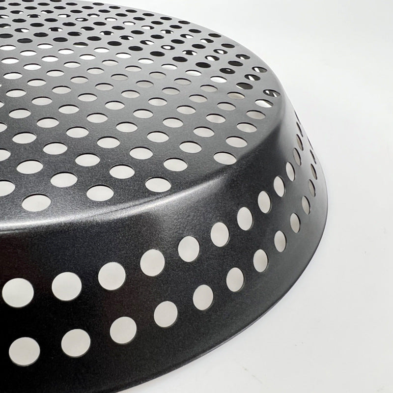 Circular Non-Stick Folding BBQ Basket / Barbecue Plate for Vegetables and Pancakes