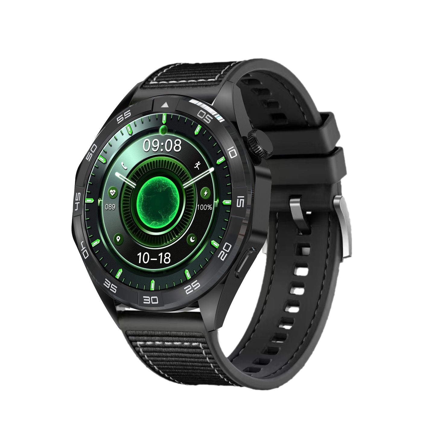 Luxury Business Smart Watch with Bluetooth Calling - Round Screen Health Monitoring Watch