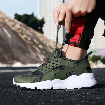 Ultra-Lightweight Vibrant Red Running Shoes – Breathable Mesh Sports Sneakers for Men & Women