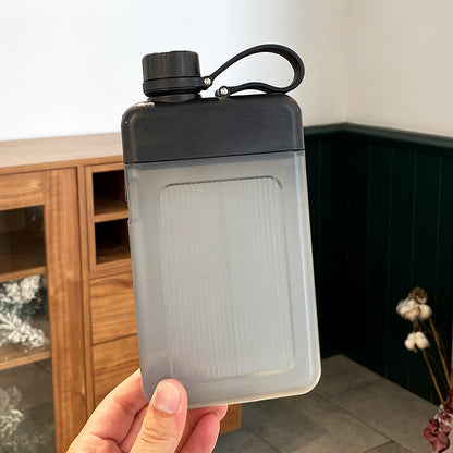 Creative Flat Square Portable Pocket Water Bottle for Outdoor Travel