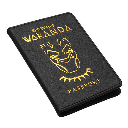 Marvel/DC Hero Inspired Passport Holder & Ticket Wallet (Red) - Travel Document Organizer