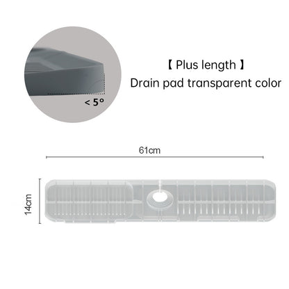 Silicone Faucet Drain Pad - Anti-Splash Kitchen Countertop Sink Mat