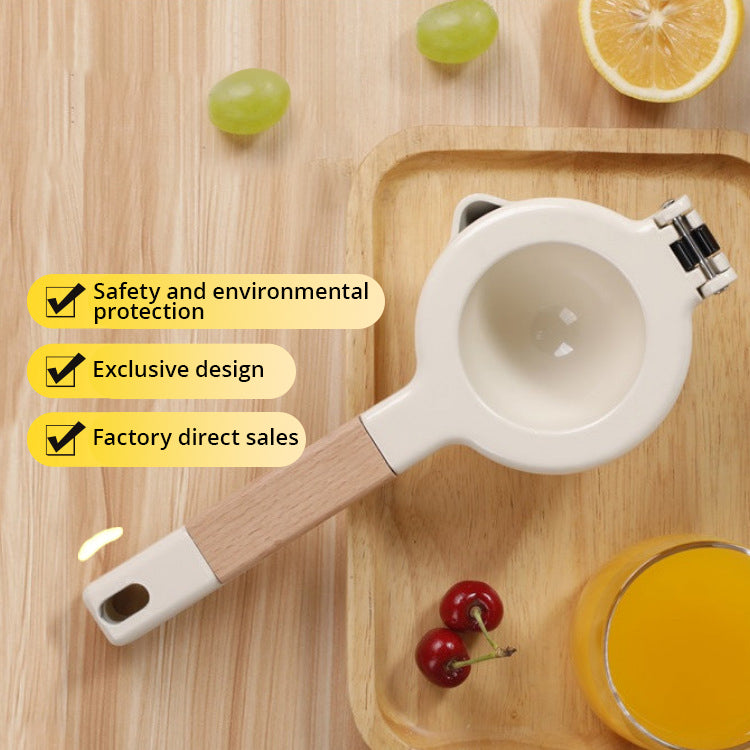 Aluminum Alloy Two-in-One Manual Lemon Squeezer