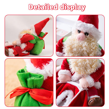 Funny Santa Riding Dog Costume - Festive Holiday Pet Outfit