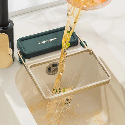 Kitchen Sink Draining Strainer Rack - Disposable Mesh Net Leftover Residue Anti-Blocking Screen