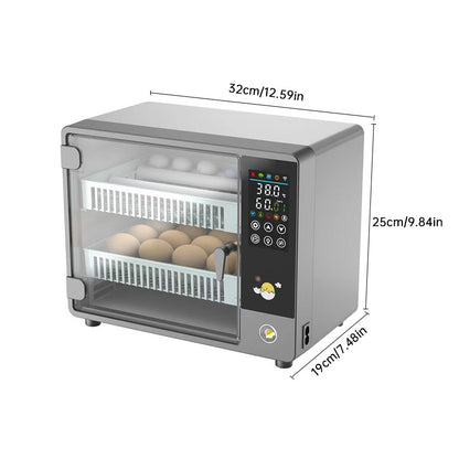 24 Egg Incubator with Automatic Turner | Digital Touch Control Hatchery Machine