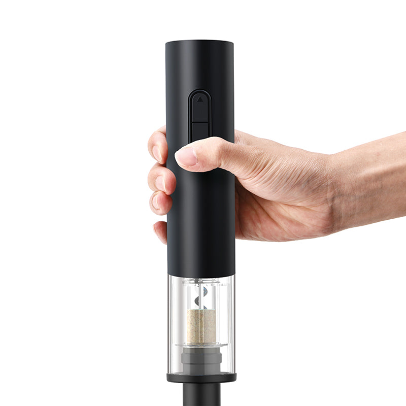 Automatic Electric Wine Opener with Foil Cutter - One-Click Rechargeable Cordless Corkscrew for Home, Party & Gifts