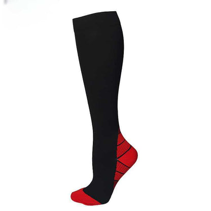 Professional Women's Long Compression Socks - High Elastic Sports Pressure Socks