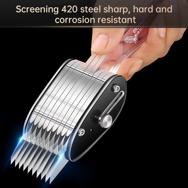 Multi-Blade Stainless Steel Vegetable Slicer & Carving Tool - Precision Squid Flower Knife & Scallion Silk Cutter