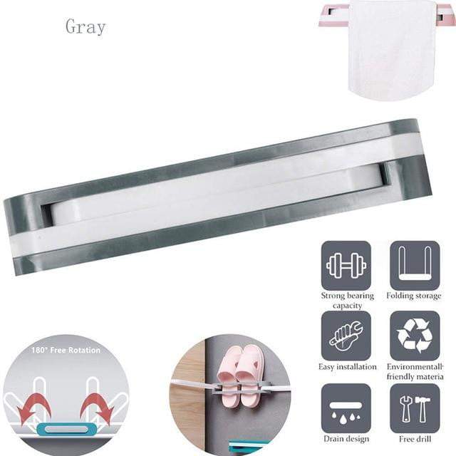 Wall Mounted Folding Slipper Rack & Shoe Organizer