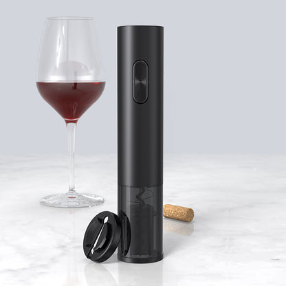 Automatic Electric Wine Opener with Foil Cutter - One-Click Rechargeable Cordless Corkscrew for Home, Party & Gifts