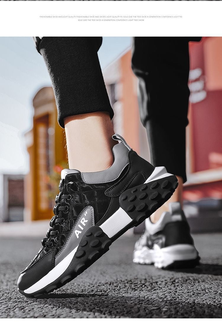 Men's Travel Leisure Sports Canvas Shoes (Chunky Sole Sneaker)