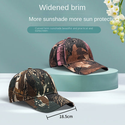 Men's Camouflage Baseball Cap | Outdoor Sun Protection Hunting & Fishing Adjustable Hat