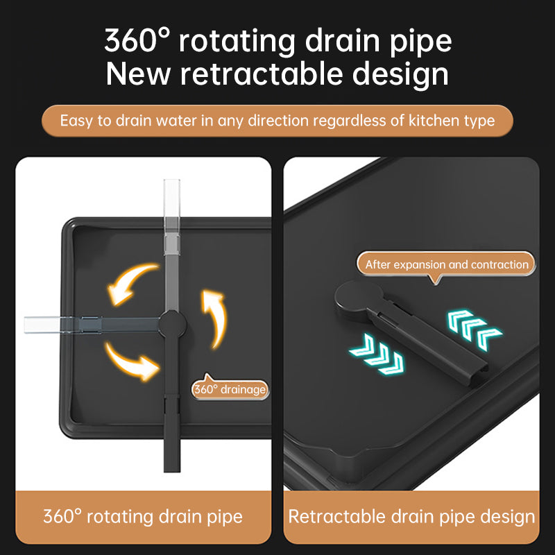 Premium Adjustable Stainless Steel Dish Drying Rack - Multi-Functional Kitchen Sink Organizer & Plate Holder (Rust-Proof)