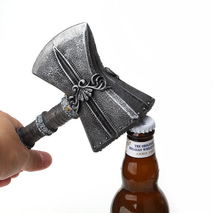 Creative Axe-Shaped Bottle Opener with Detachable Handle