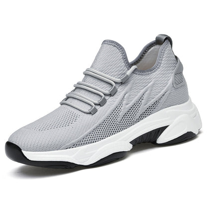 Summer 10CM Height Increasing Men's Shoes (Breathable Fly Woven Mesh)