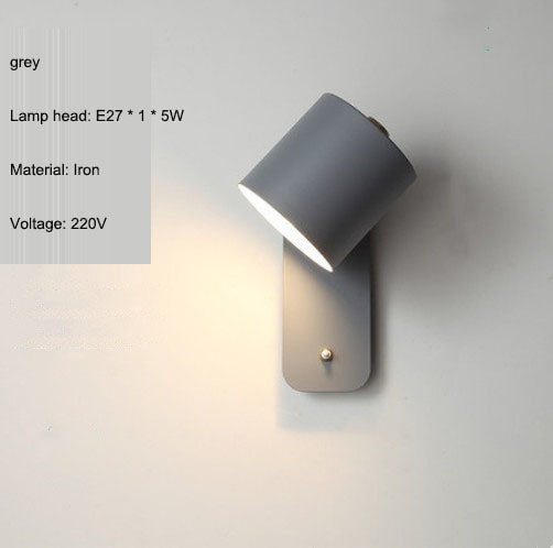 Modern Adjustable LED Wall Light – Elegant Bedside Lamp for Bedroom, Study & Corridor