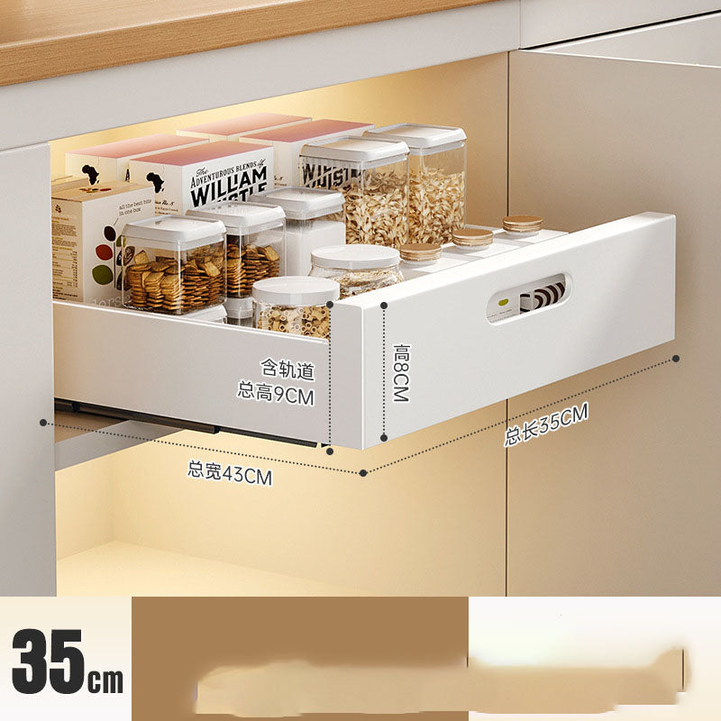 Multi-Purpose Pull-Out Kitchen Drawer Organizer – Sliding Storage Rack for Dishes, Spice Jars & Cabinets