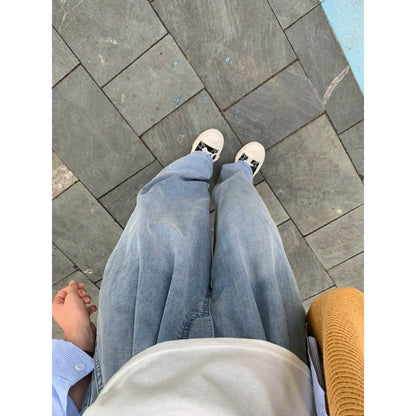 Premium High-Waisted Elastic Waist Tencil Denim Pants for Women