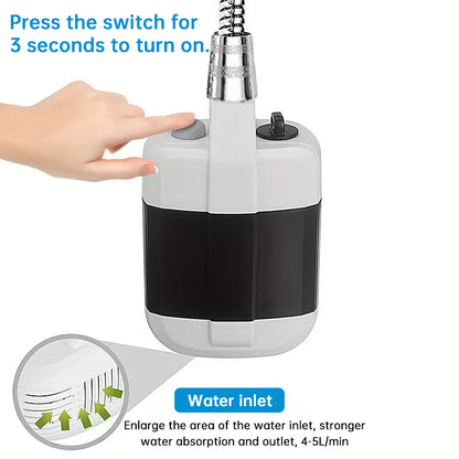 USB Rechargeable Portable Shower Pump | Outdoor Camping Bathing Kit