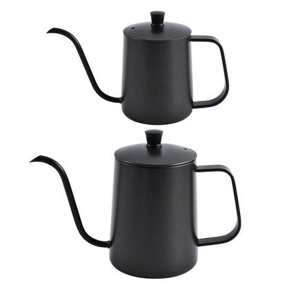 Stainless Steel Gooseneck Coffee Kettle - Narrow Long Spout Hand Brewing Pot