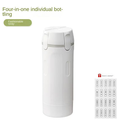 4-in-1 Leakproof Travel Bottle Set - Portable Toiletry Cosmetics Dispenser
