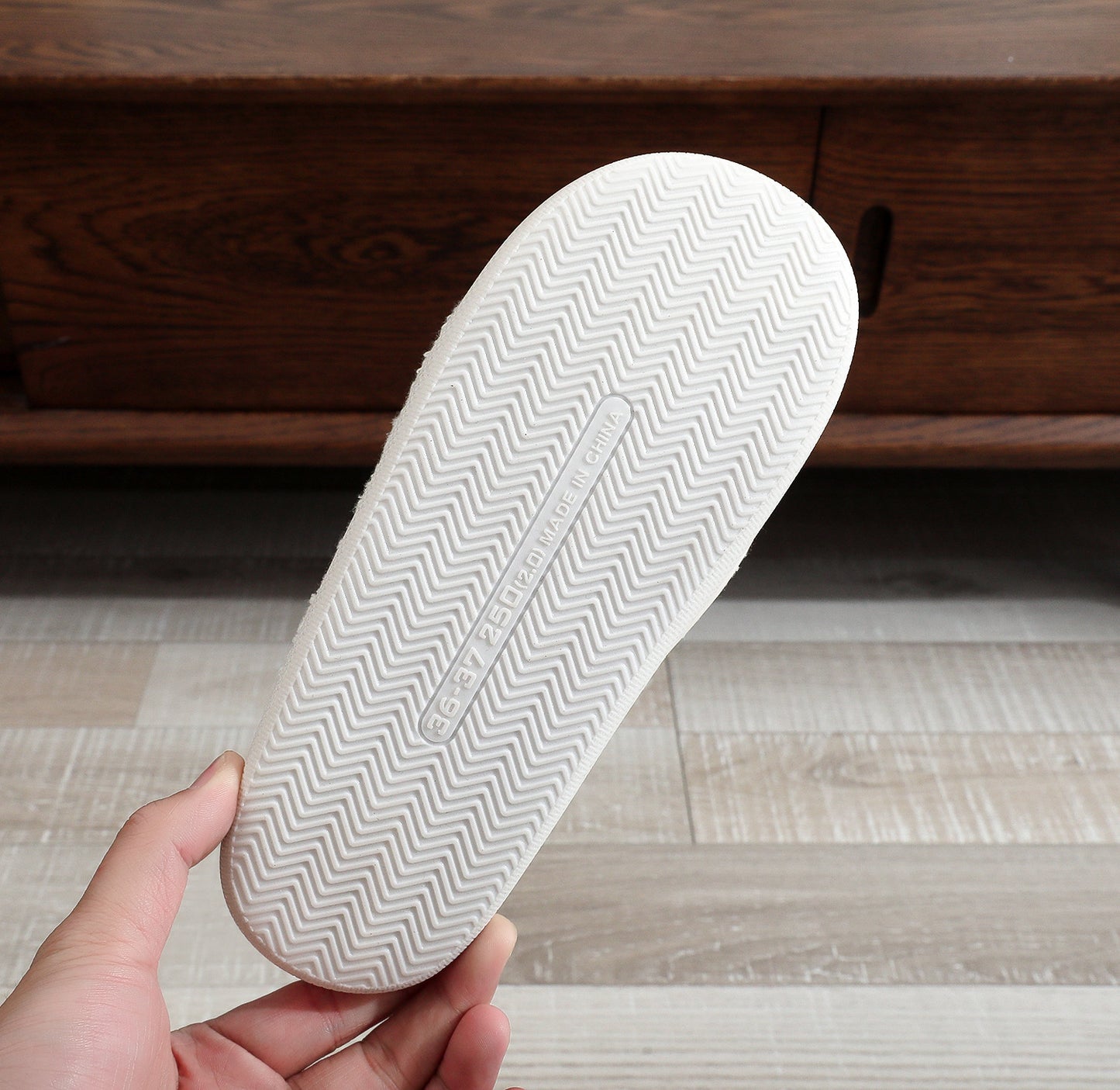 Comfortable Home Slippers for Women with Martini Embroidery