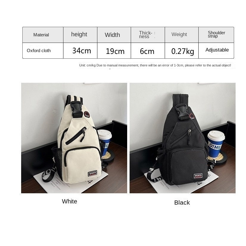 Snoopy Cartoon Print Crossbody Sling Bag - Large Capacity Chest Pack & Shoulder Backpack