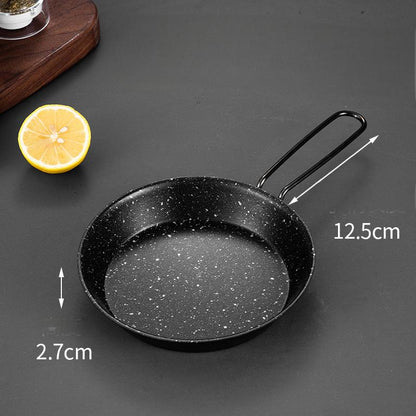Portable Outdoor Folding Handle Frying Pan - Non-Stick Stainless Steel Skillet for Camping, Picnic & Home Kitchen (Compact Design)
