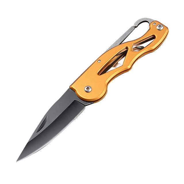 Outdoor Multifunctional Foldable Pocket Knife – Lightweight Aluminum Handle EDC
