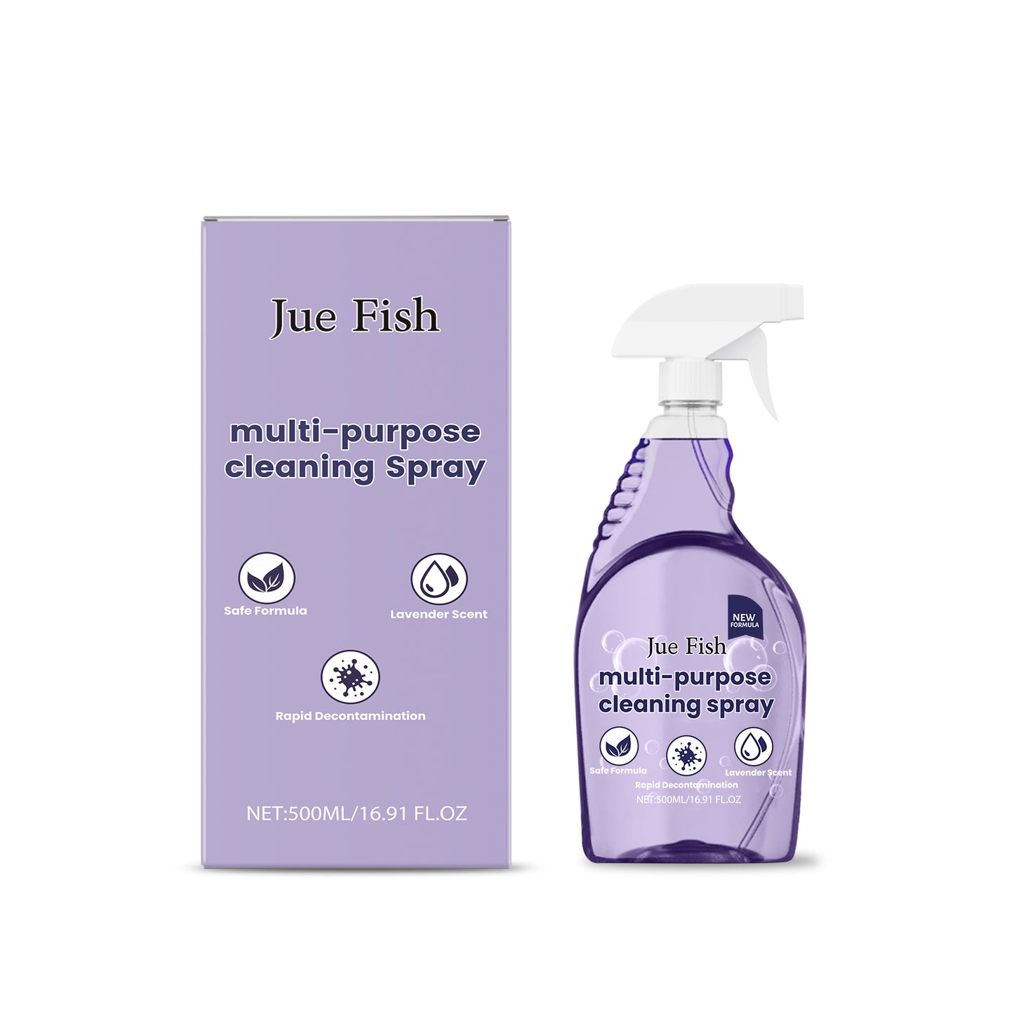 Powerful Multi-Purpose Kitchen Cleaner Spray - Grease & Heavy Oil Stain Remover