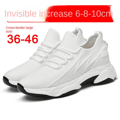 Summer 10CM Height Increasing Men's Shoes (Breathable Fly Woven Mesh)