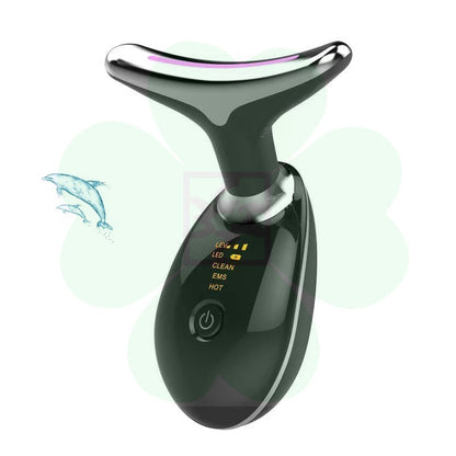 LED Color Light Neck Beauty Device | Vibration Wrinkle Removal Massager