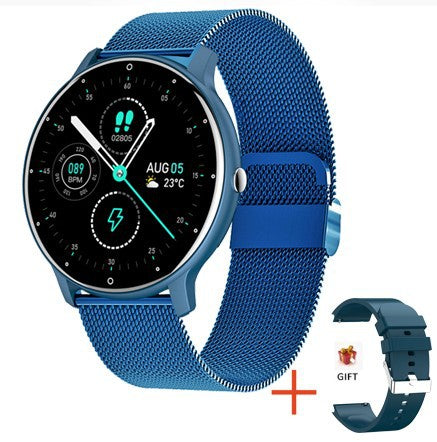 LIGE Unisex Smart Watch with Blood Pressure & Heart Rate Monitor - Pink Fitness Tracker