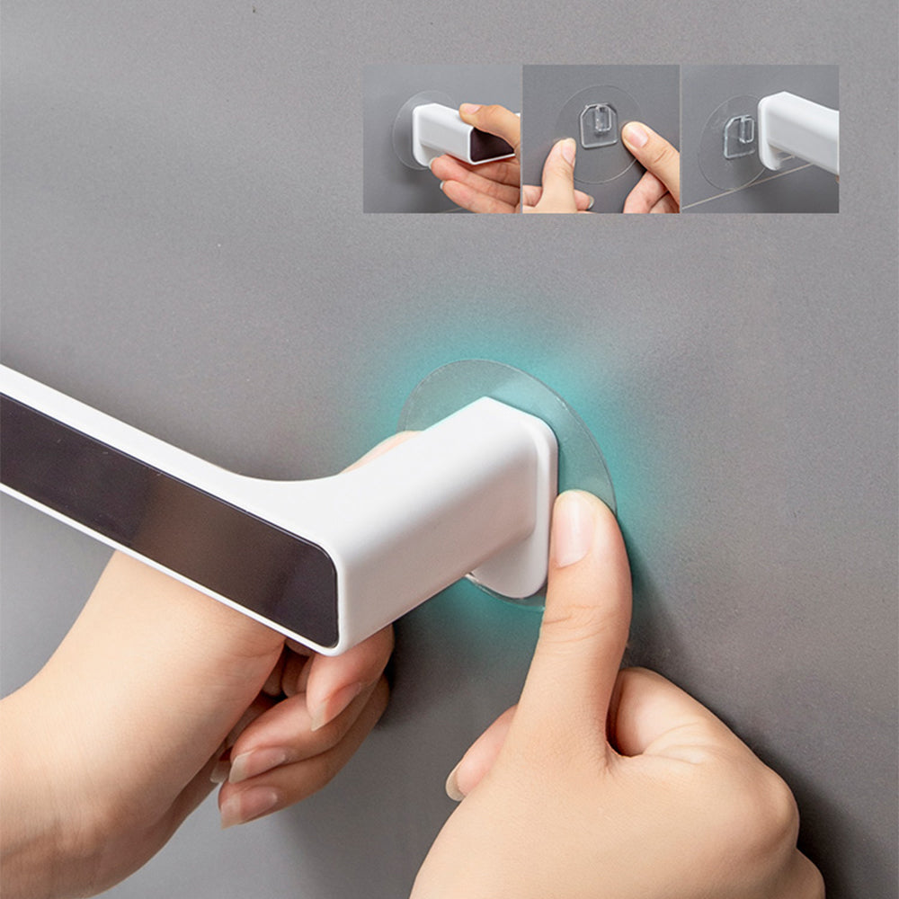 Nordic Minimalist Punch-Free Towel Rack – Strong Suction Cup Wall-Mounted Bath Towel Bar