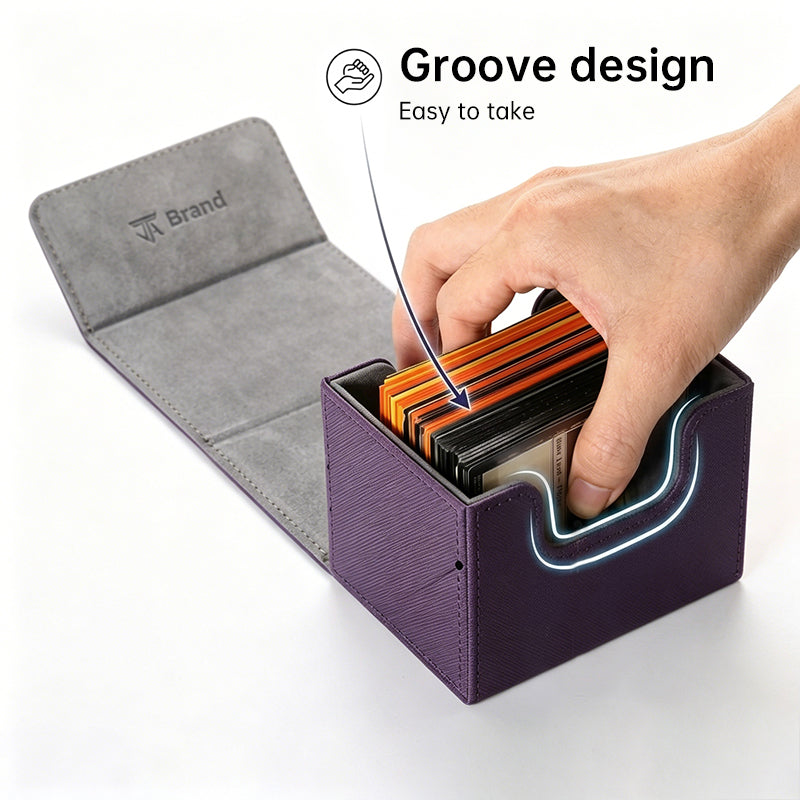 Magnetic Trading Card Storage Box | 100+ Sleeved Card Capacity Case