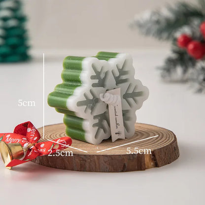 Handmade Snowflake Scented Candle – Creative Aromatherapy Candle for Home Decor & Romantic Gifting