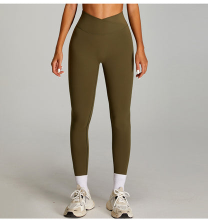 Premium High Waisted Sports Leggings for Women - Tight Fitting Yoga Pants