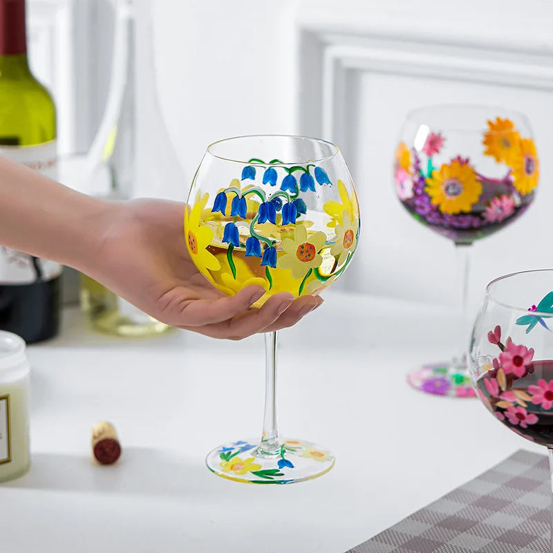 Creative Crystal Glass Champagne/Wine Drinkware for Household Use