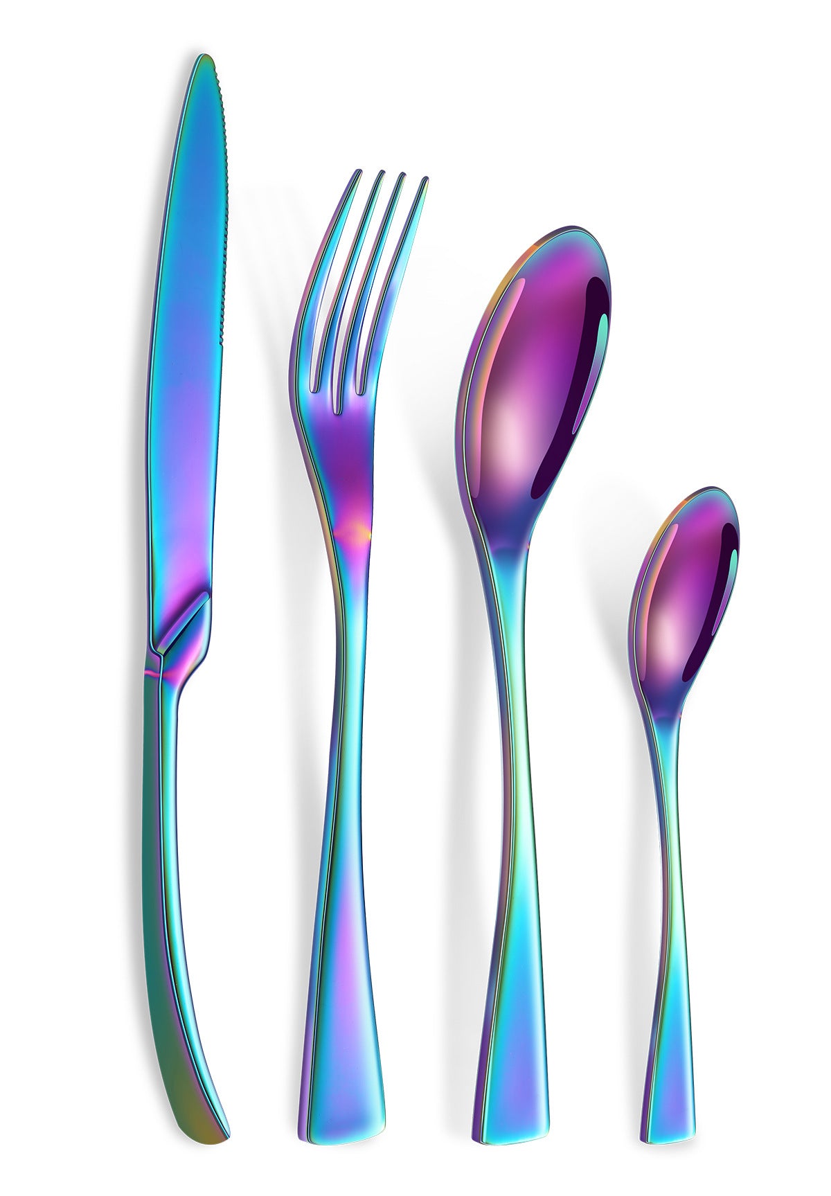 Premium Silverware Flatware Set with Steak Knife, Fork, and Spoon