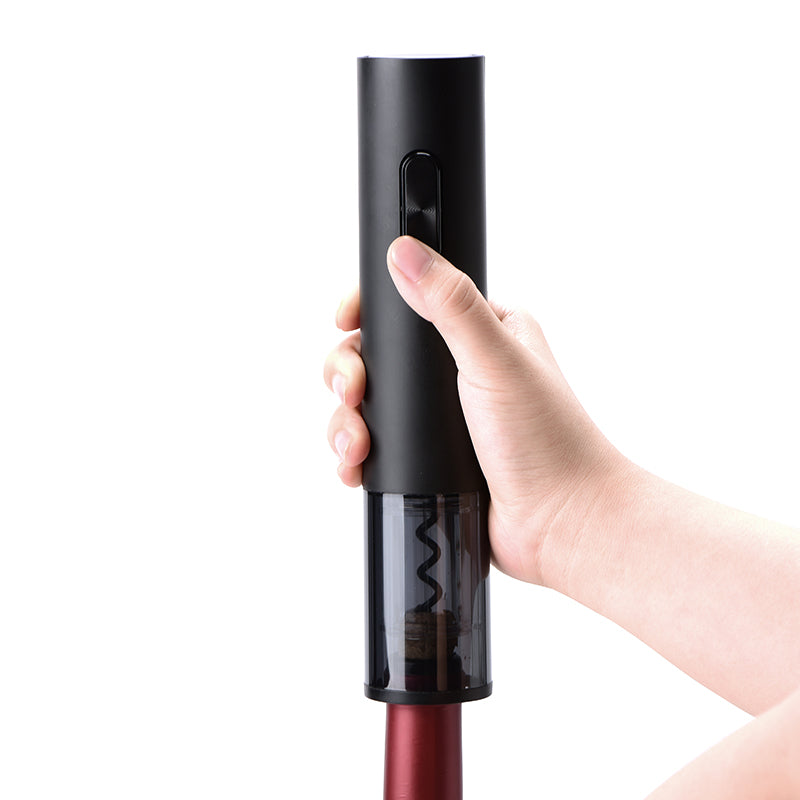 Automatic Electric Wine Opener with Foil Cutter - One-Click Rechargeable Cordless Corkscrew for Home, Party & Gifts